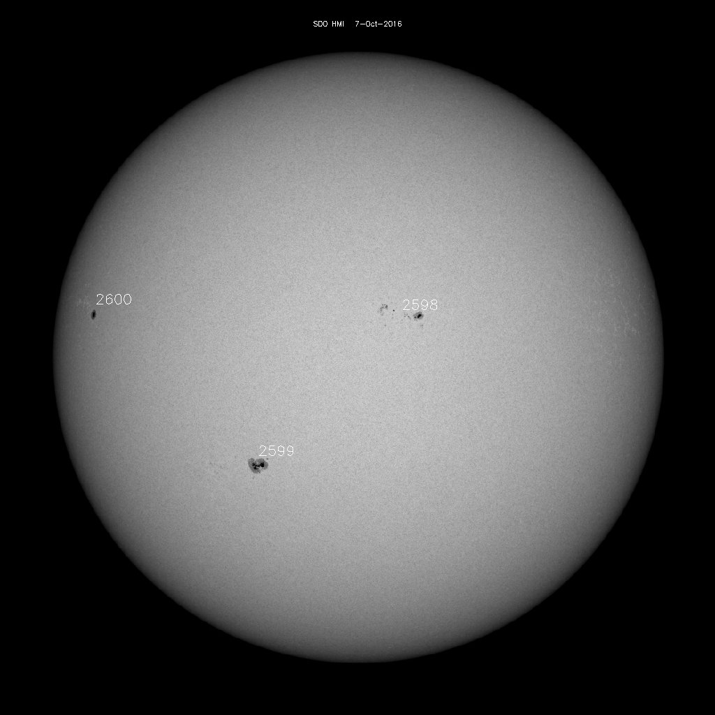 Sunspot regions