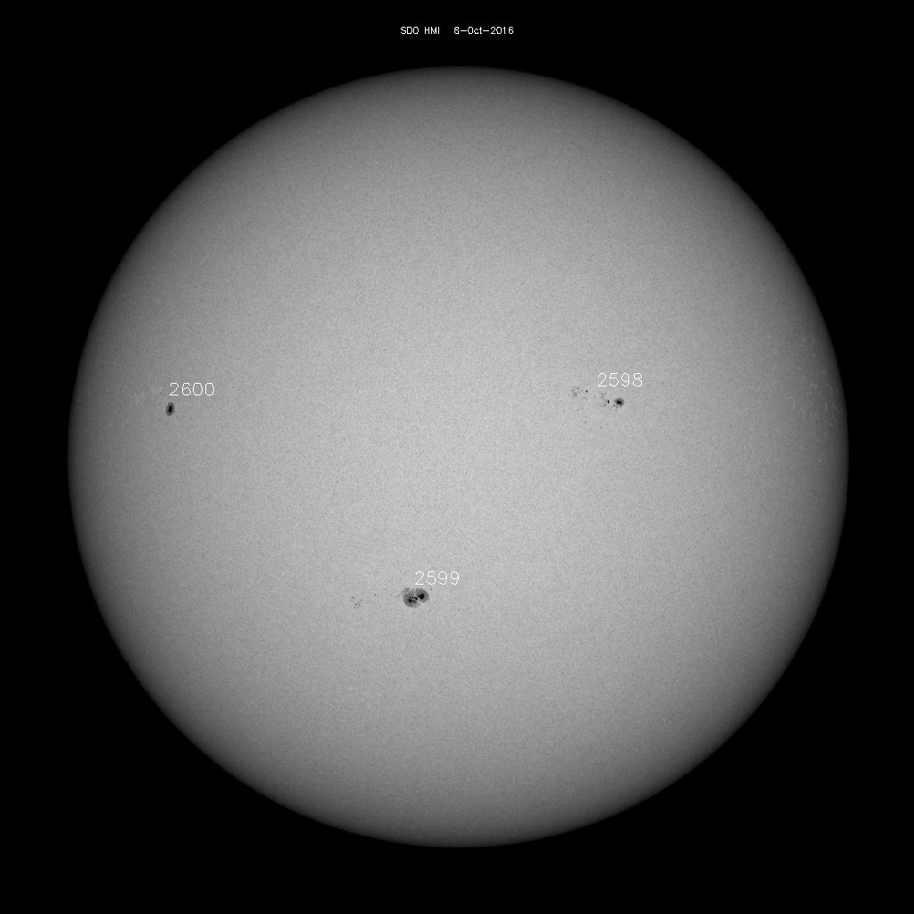 Sunspot regions