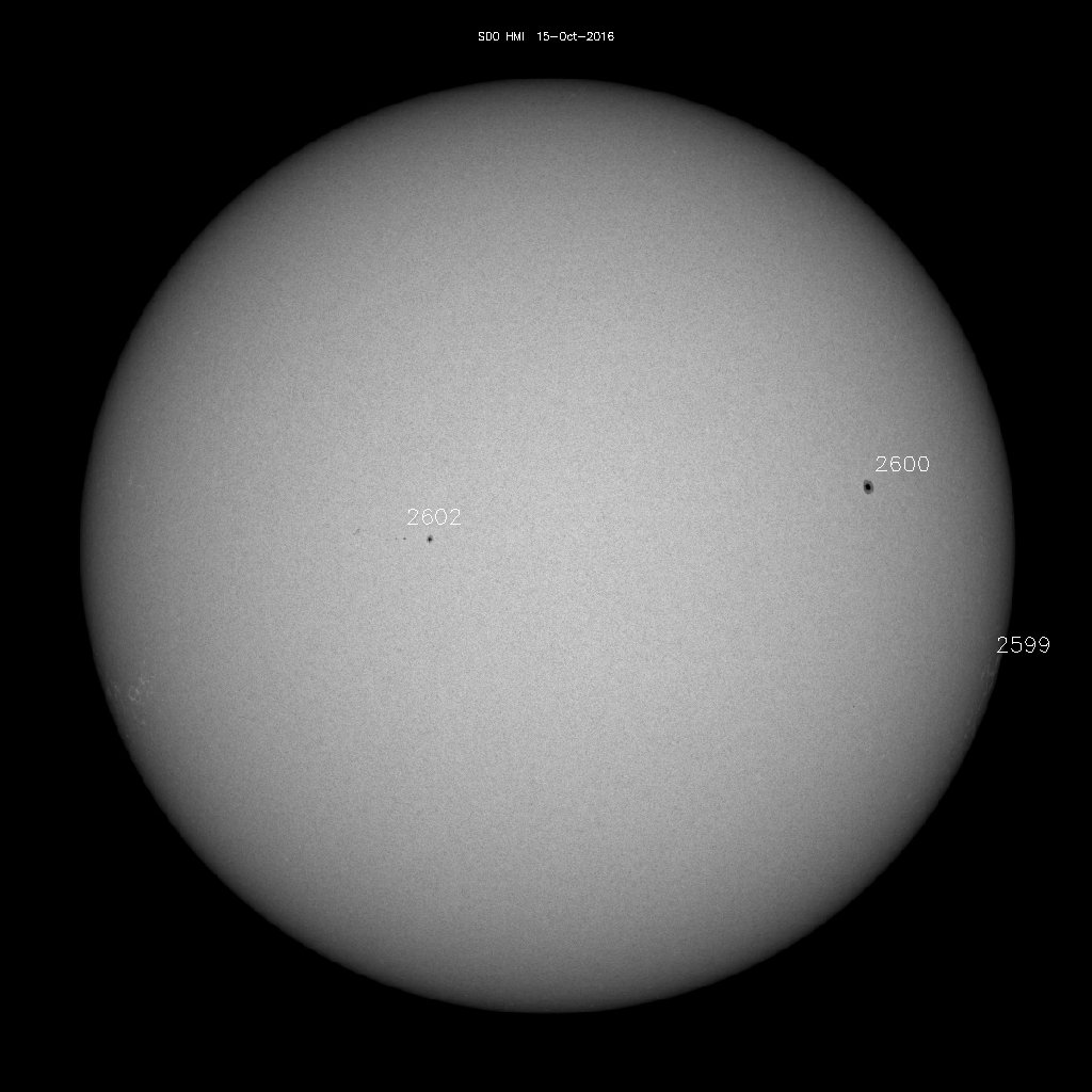 Sunspot regions