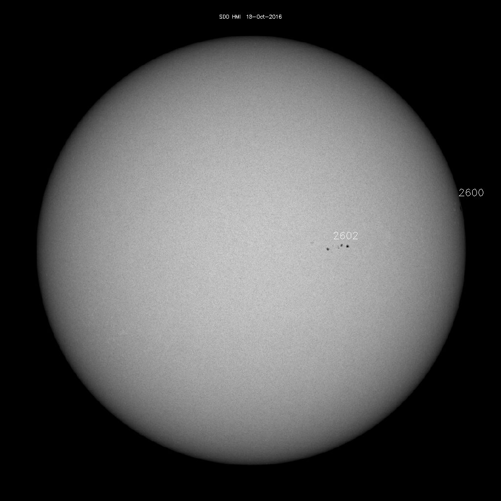 Sunspot regions