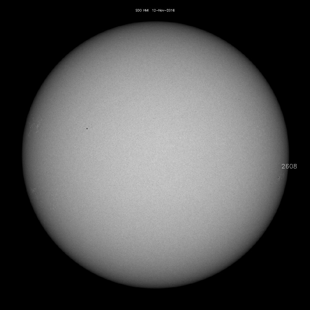 Sunspot regions