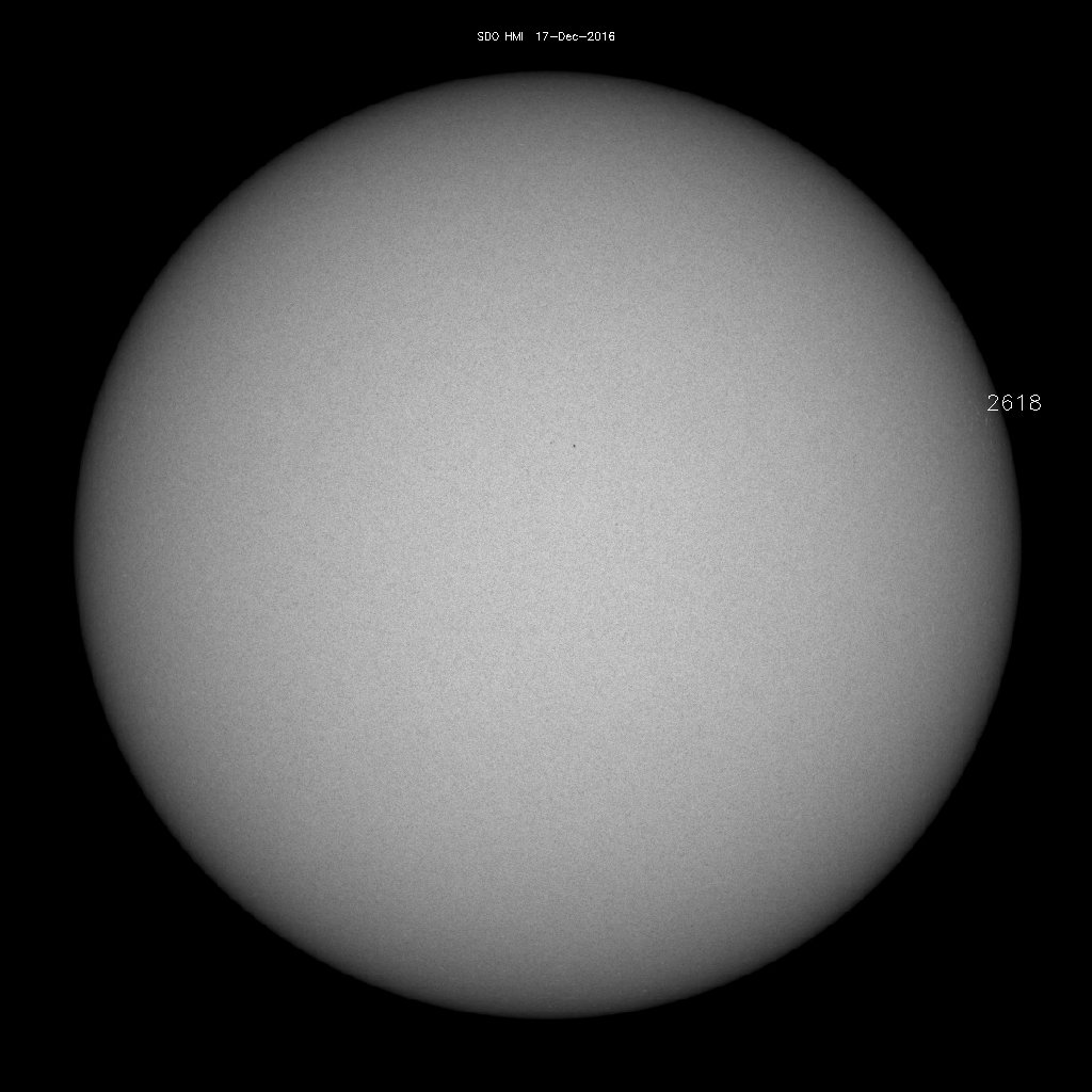 Sunspot regions