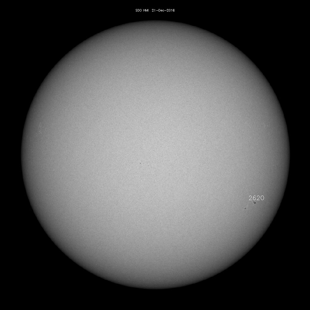 Sunspot regions