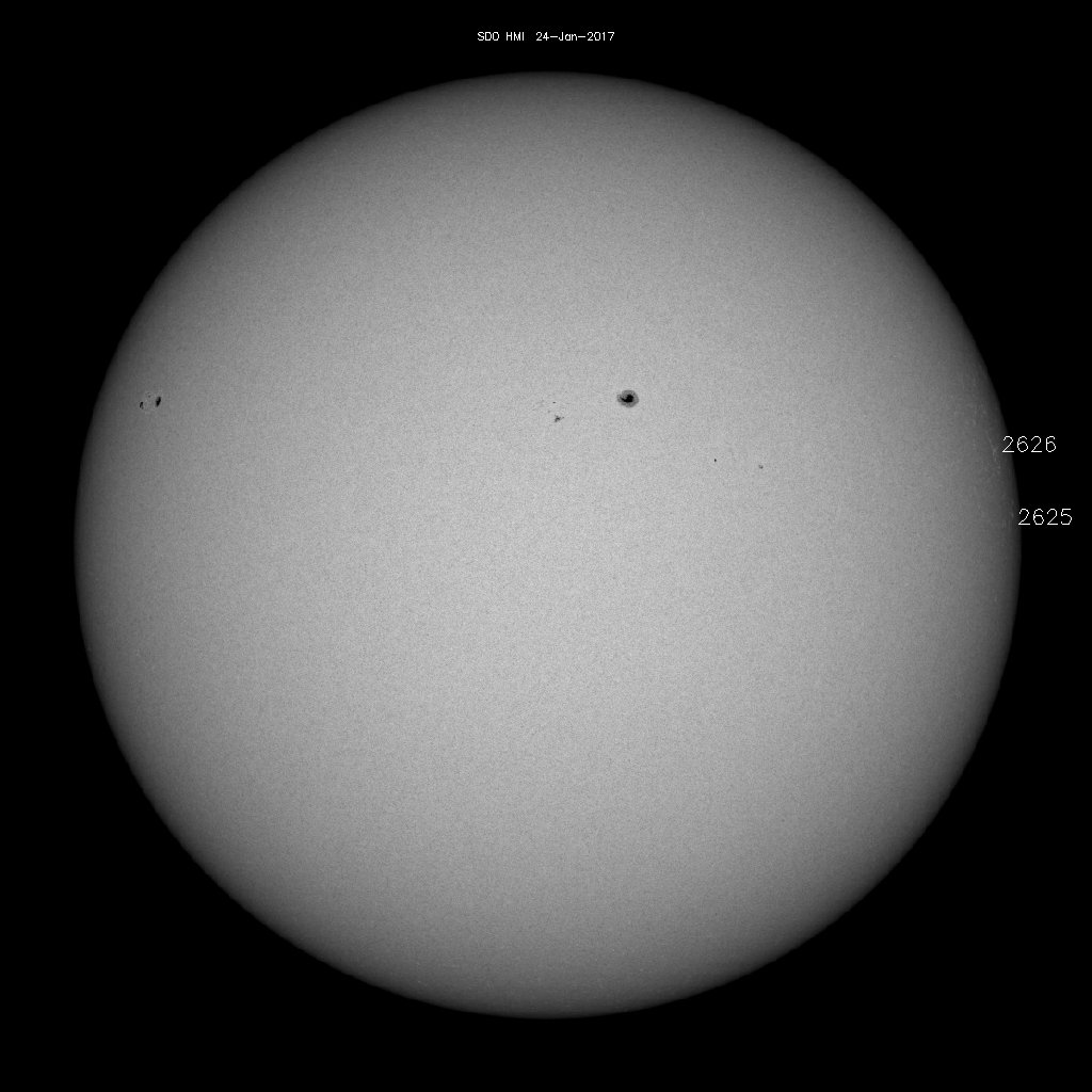 Sunspot regions