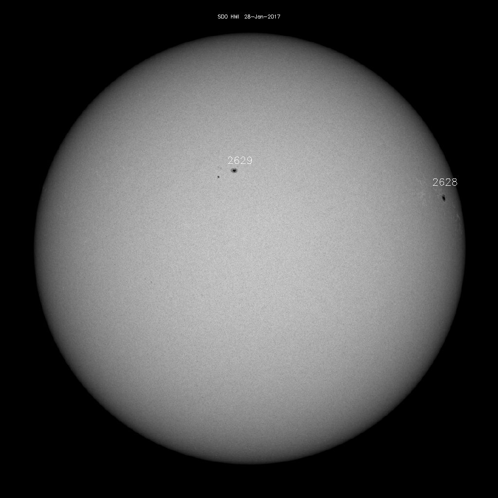 Sunspot regions