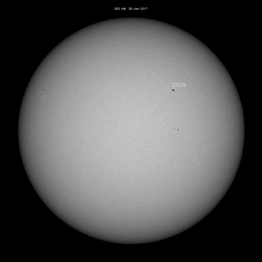 Sunspot regions