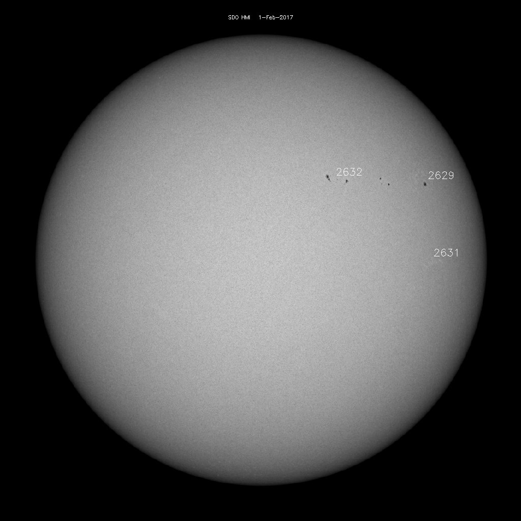 Sunspot regions