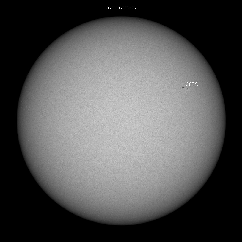 Sunspot regions