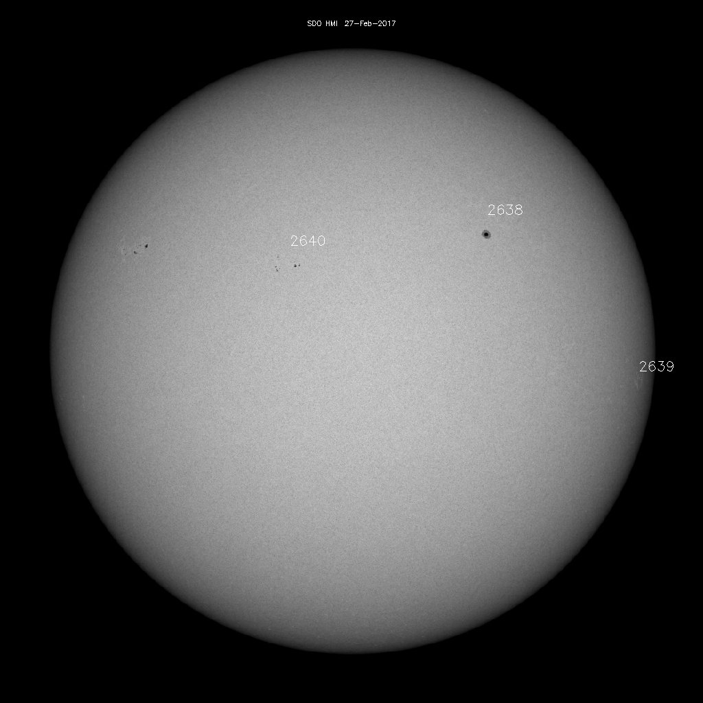 Sunspot regions