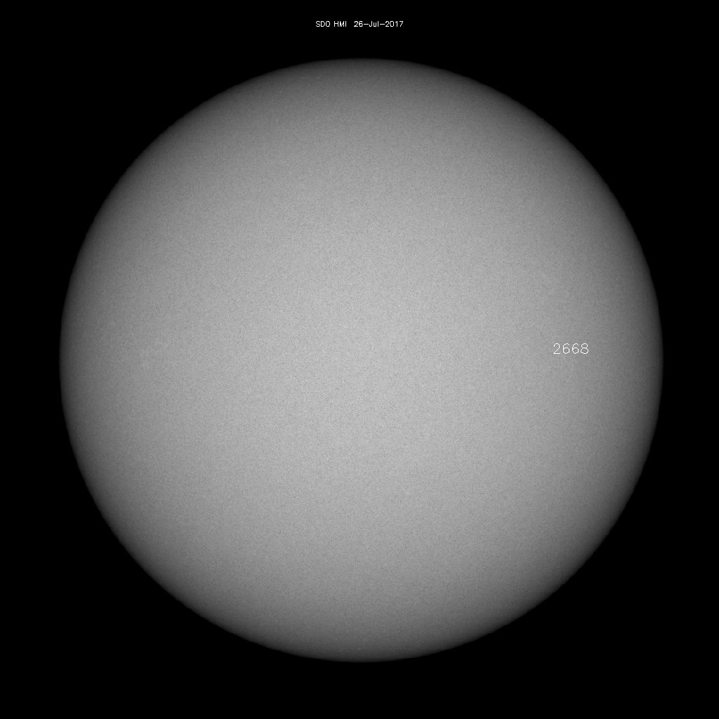 Sunspot regions