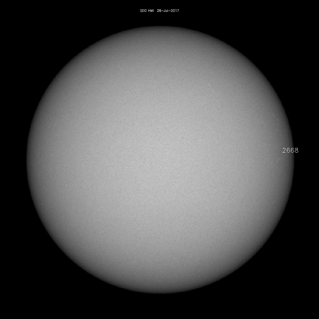 Sunspot regions