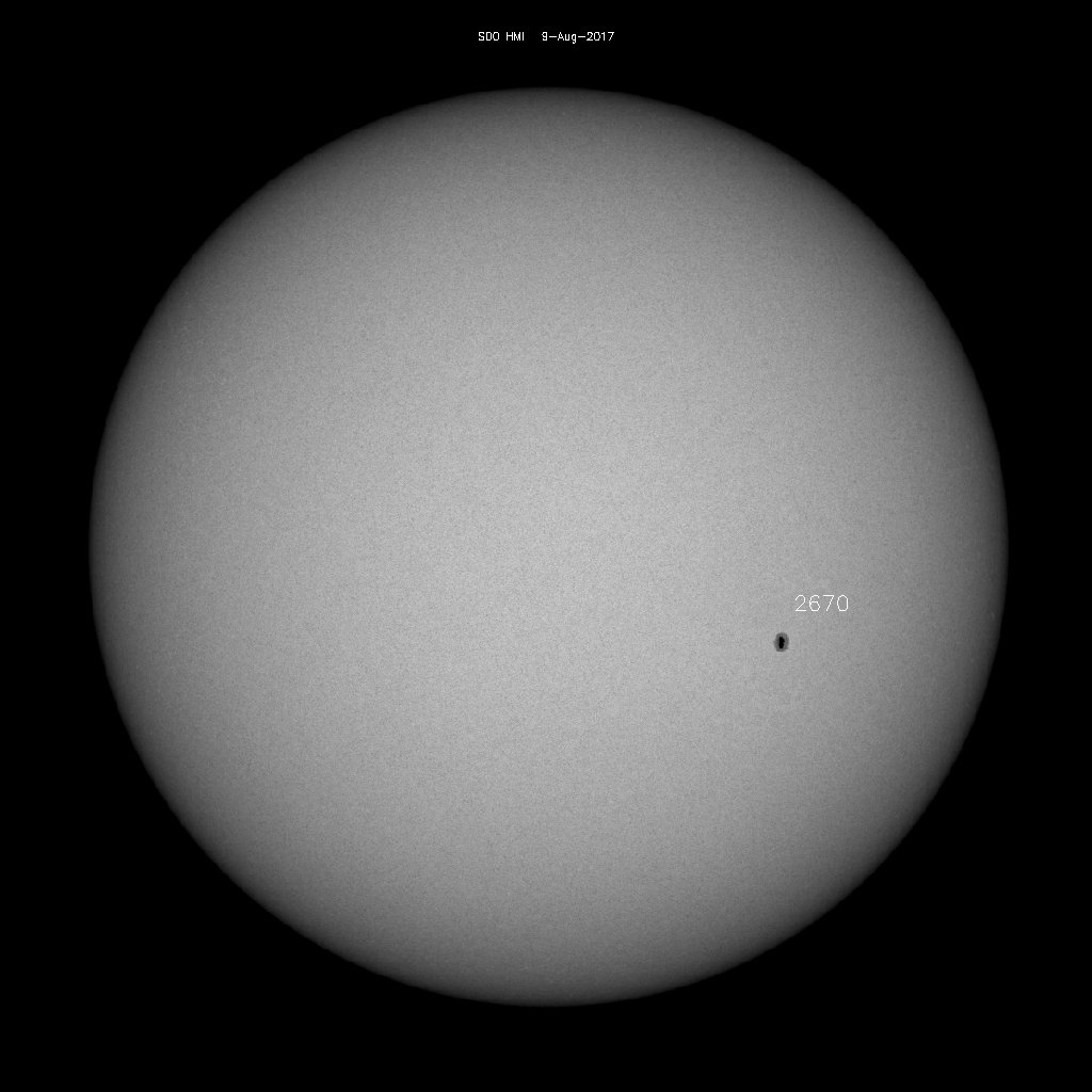 Sunspot regions