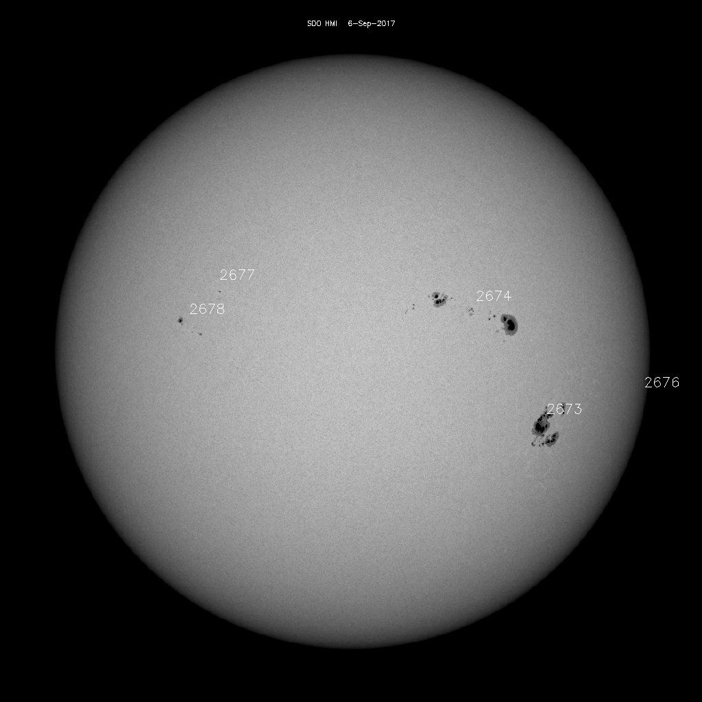 Sunspot regions