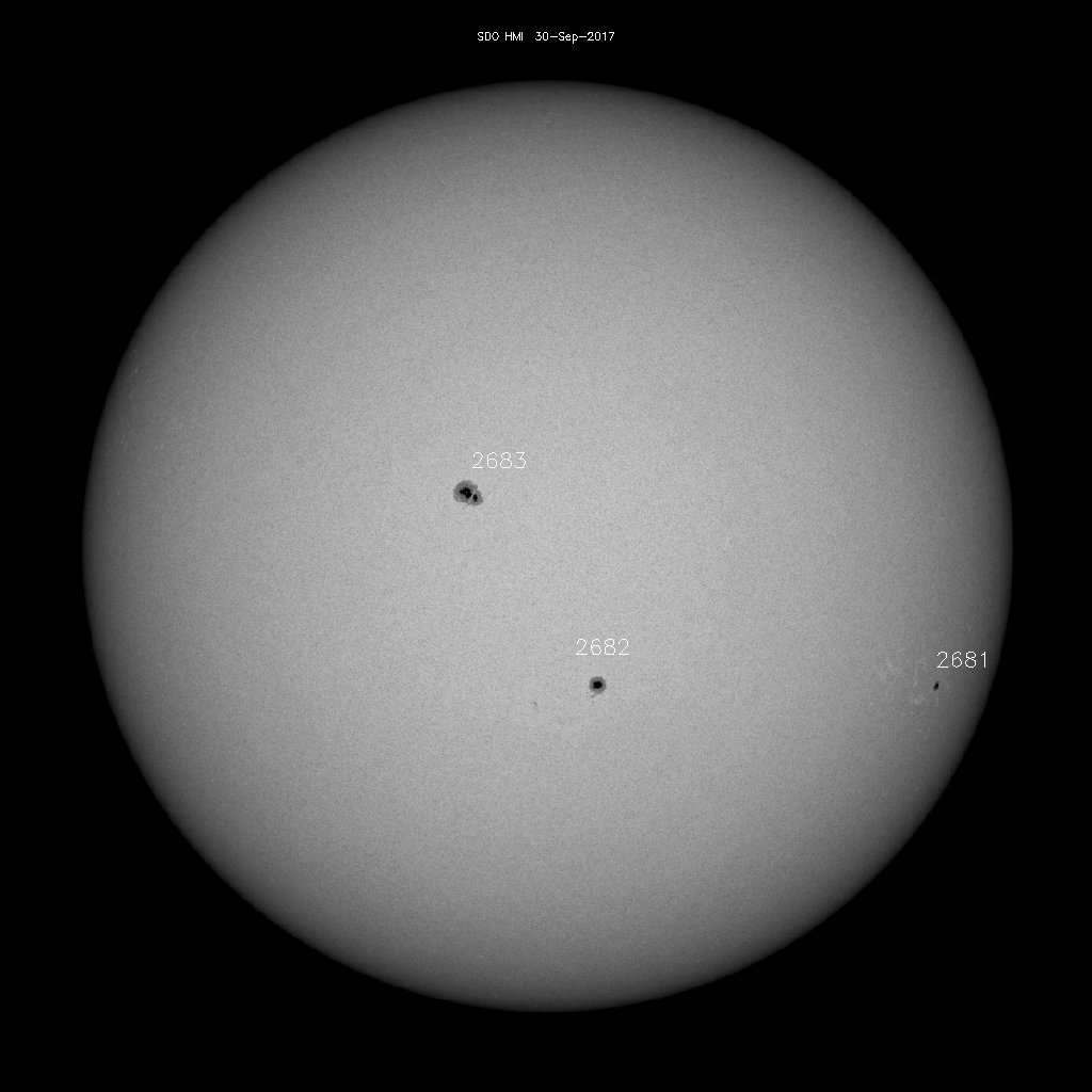 Sunspot regions