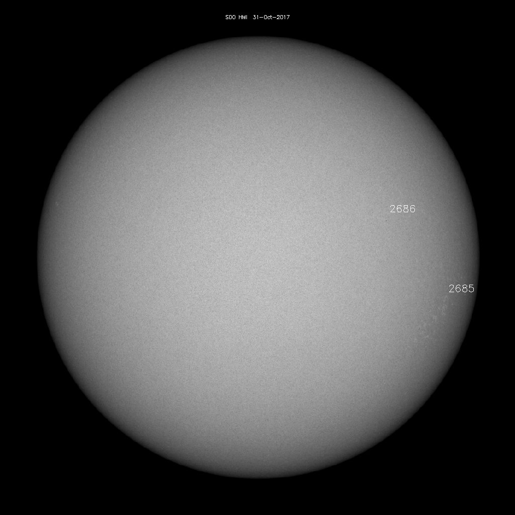 Sunspot regions