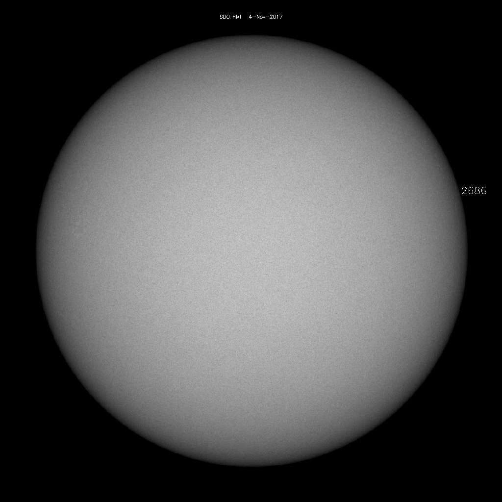 Sunspot regions