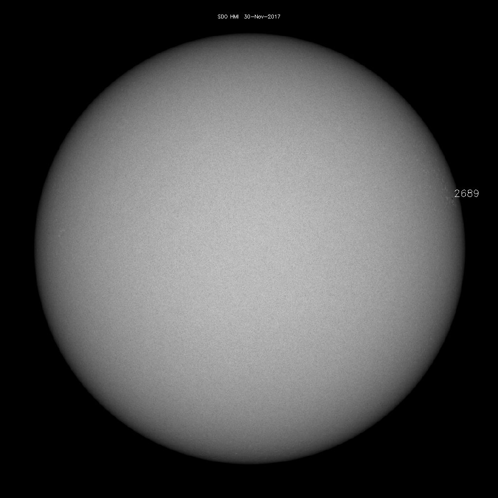 Sunspot regions