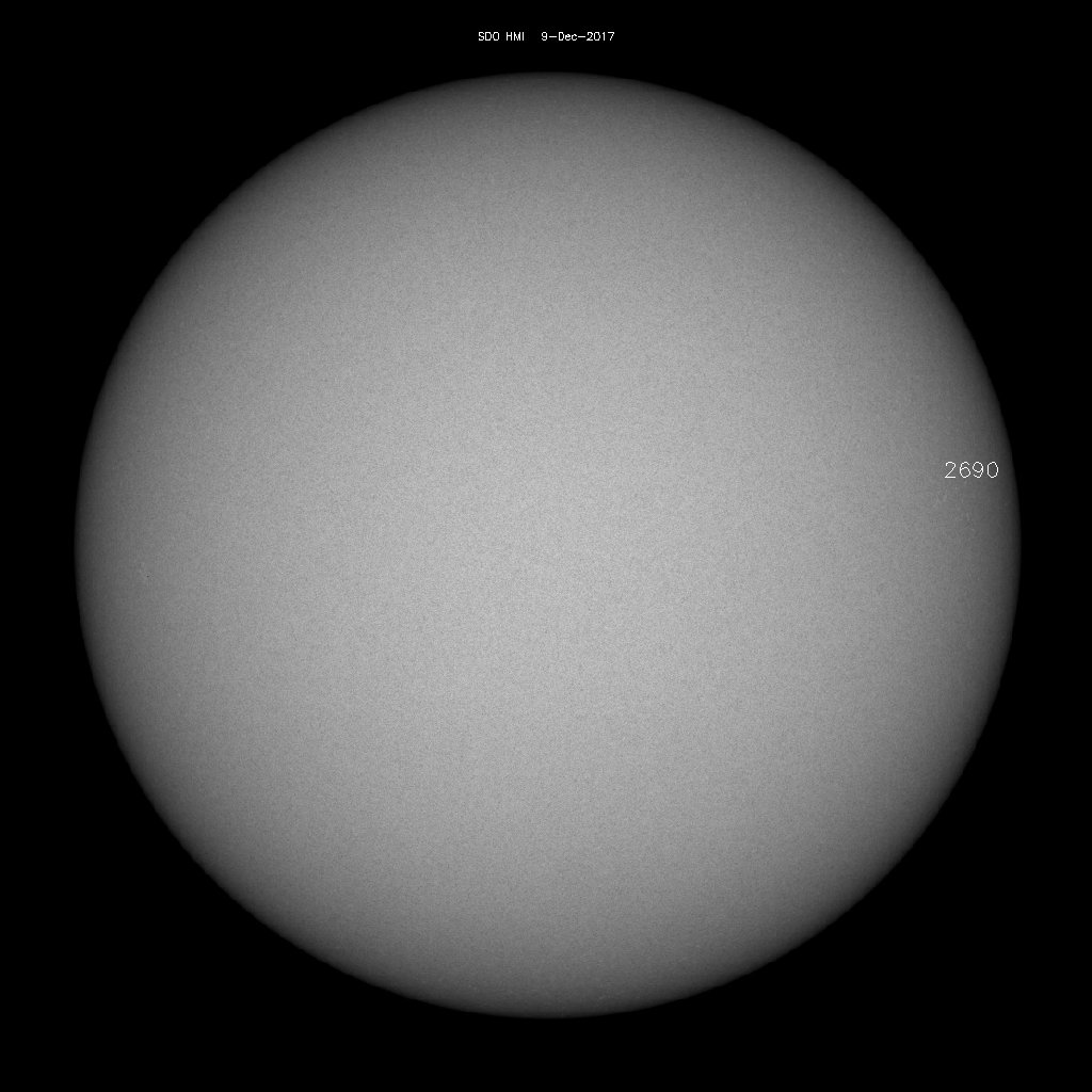 Sunspot regions