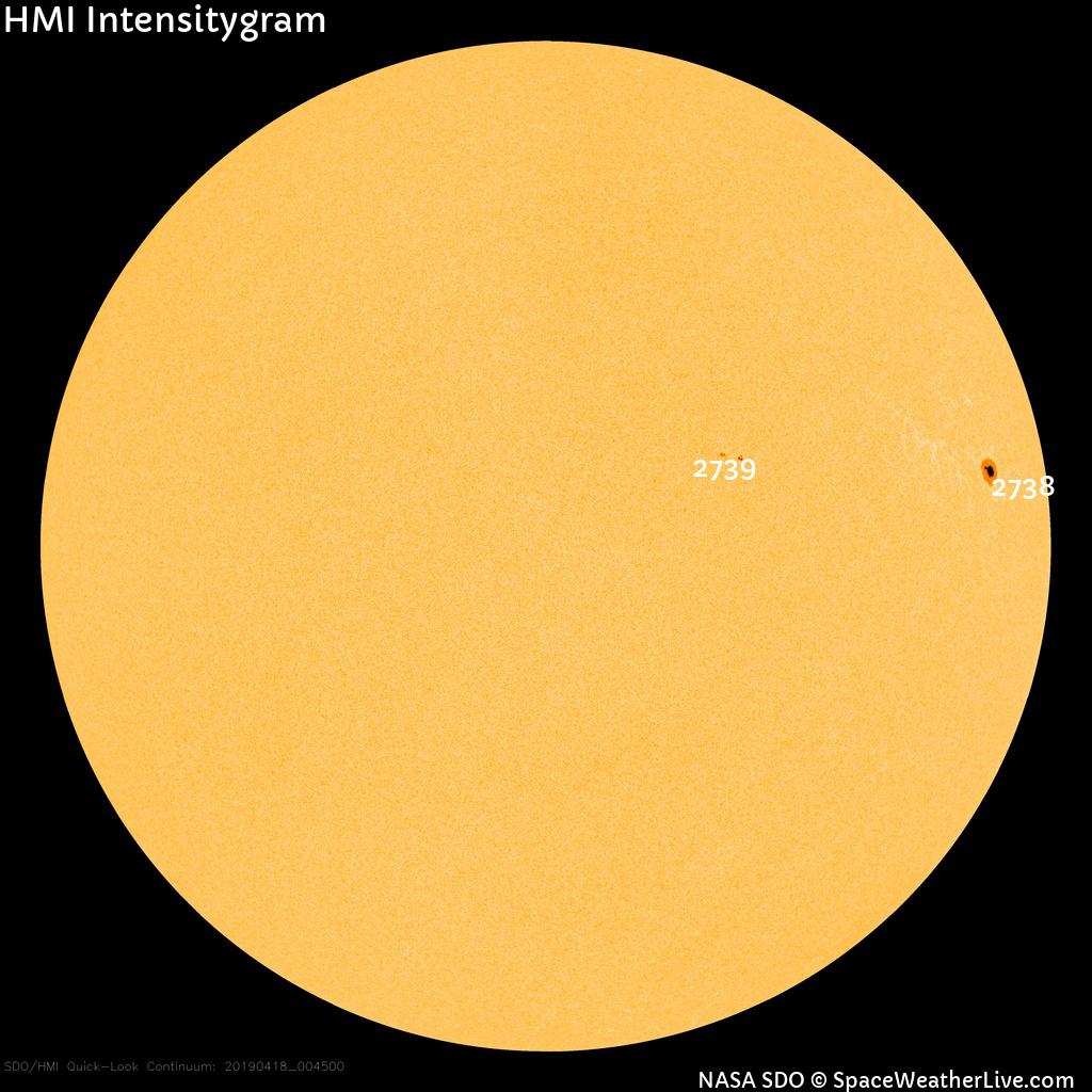 Sunspot regions