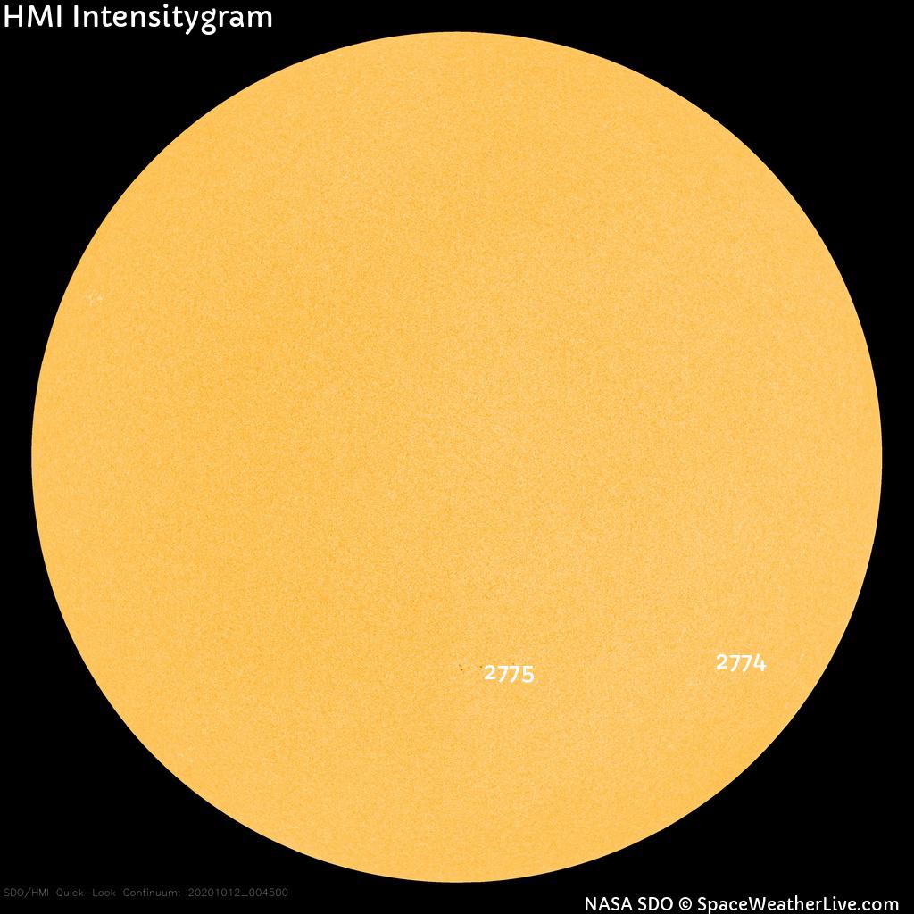 Sunspot regions