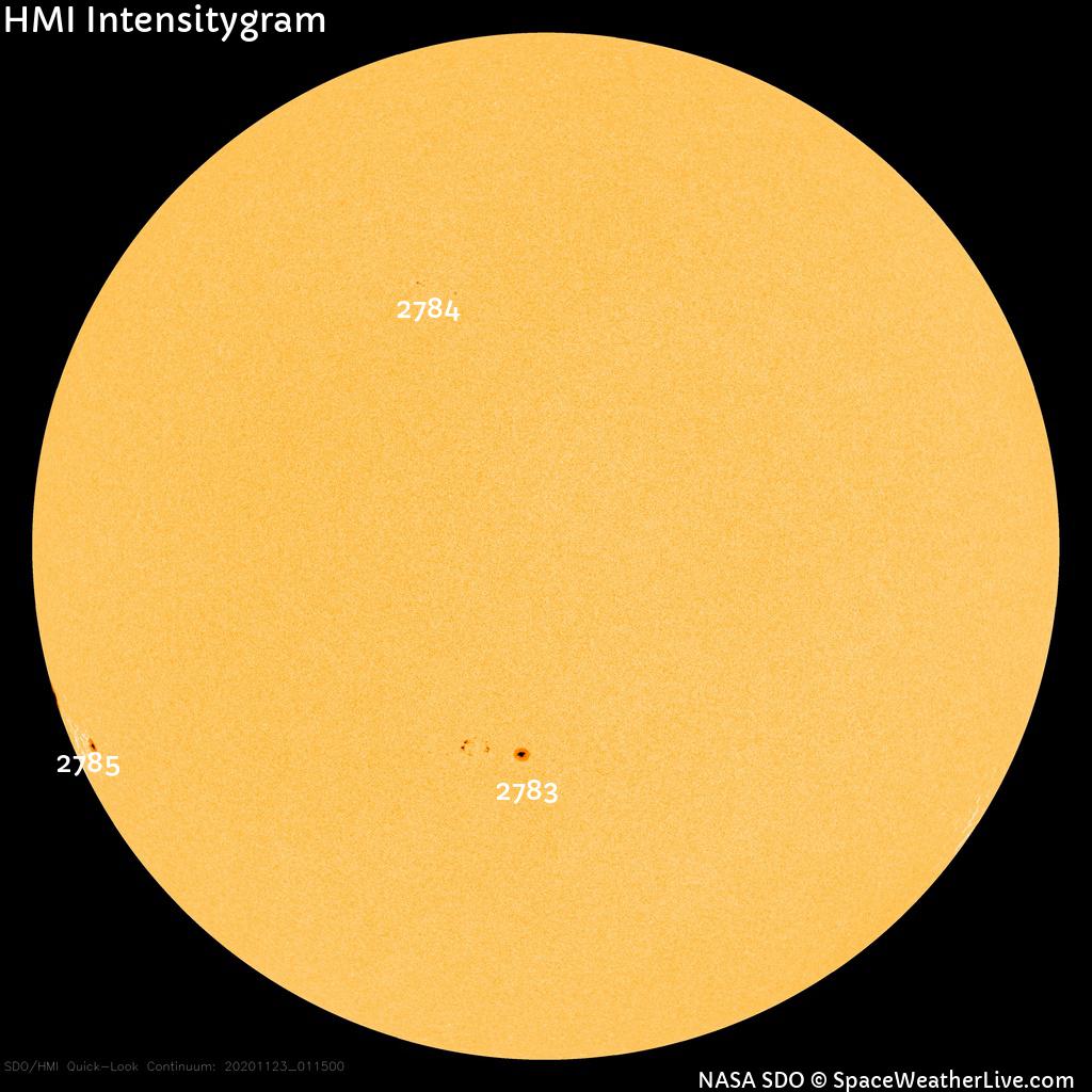 Sunspot regions