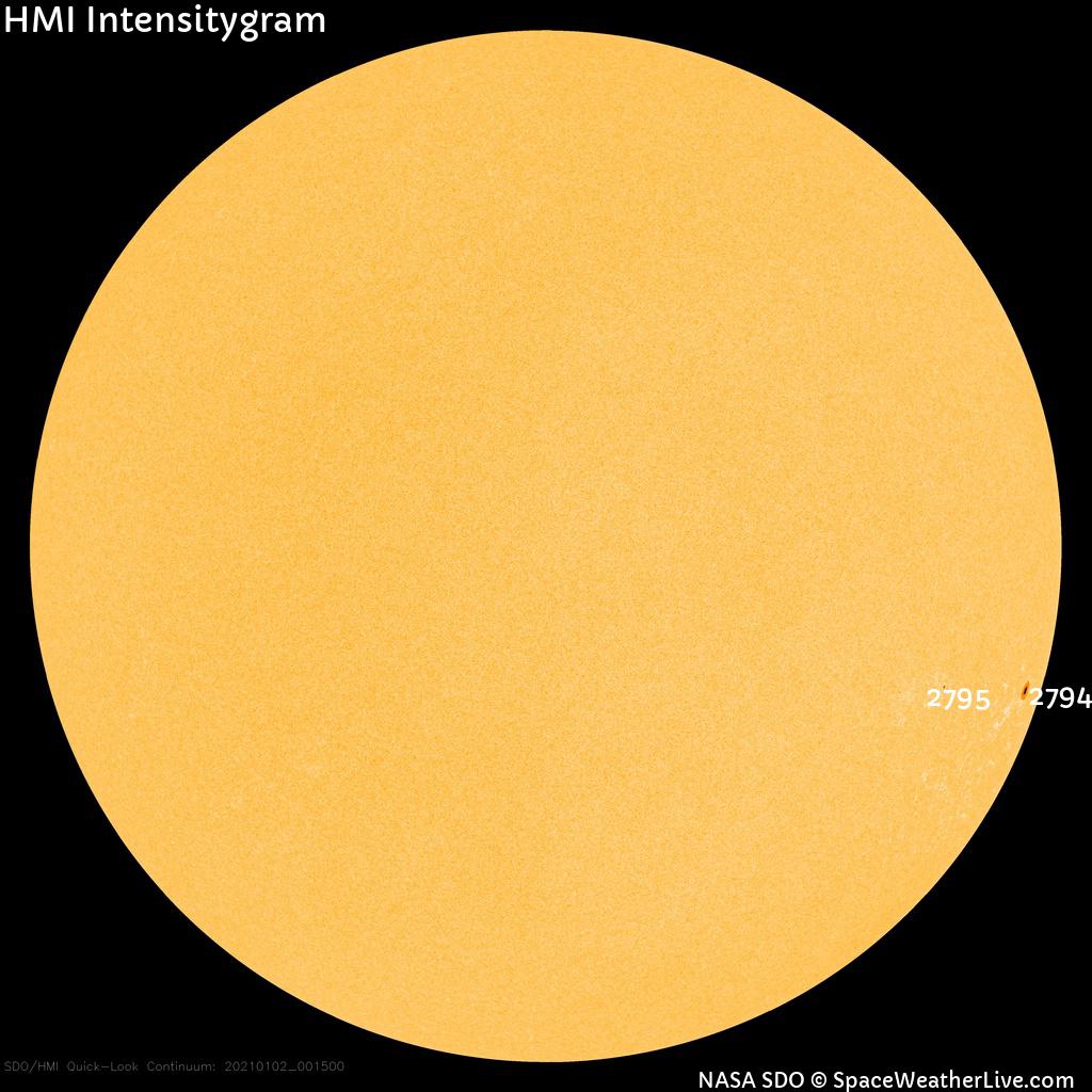 Sunspot regions