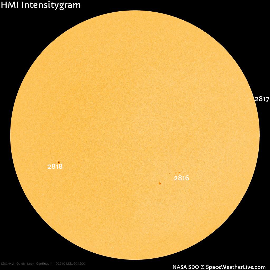 Sunspot regions