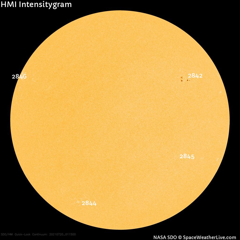 Sunspot regions