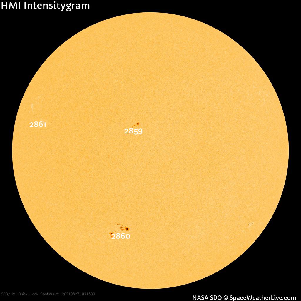 Sunspot regions