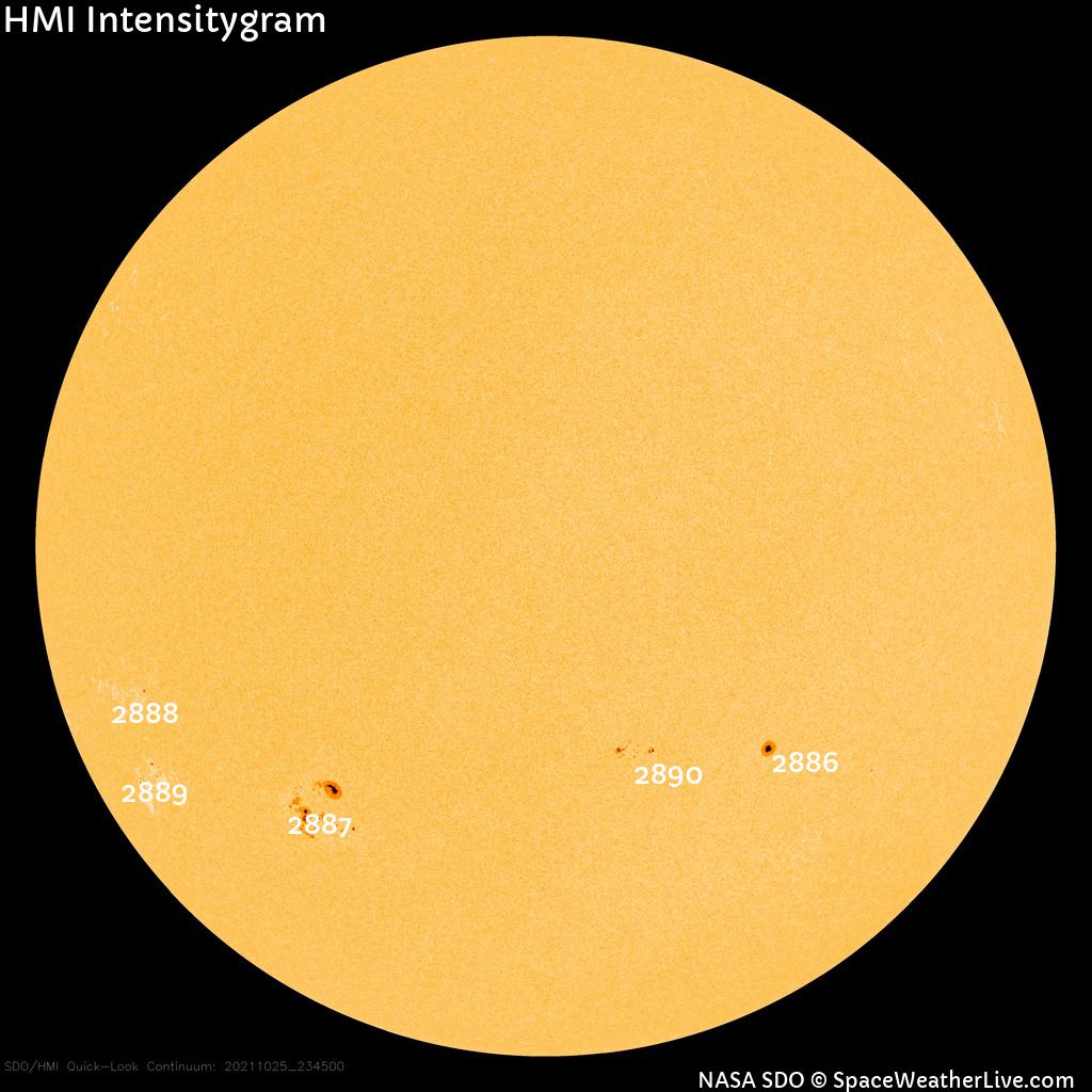 Sunspot regions