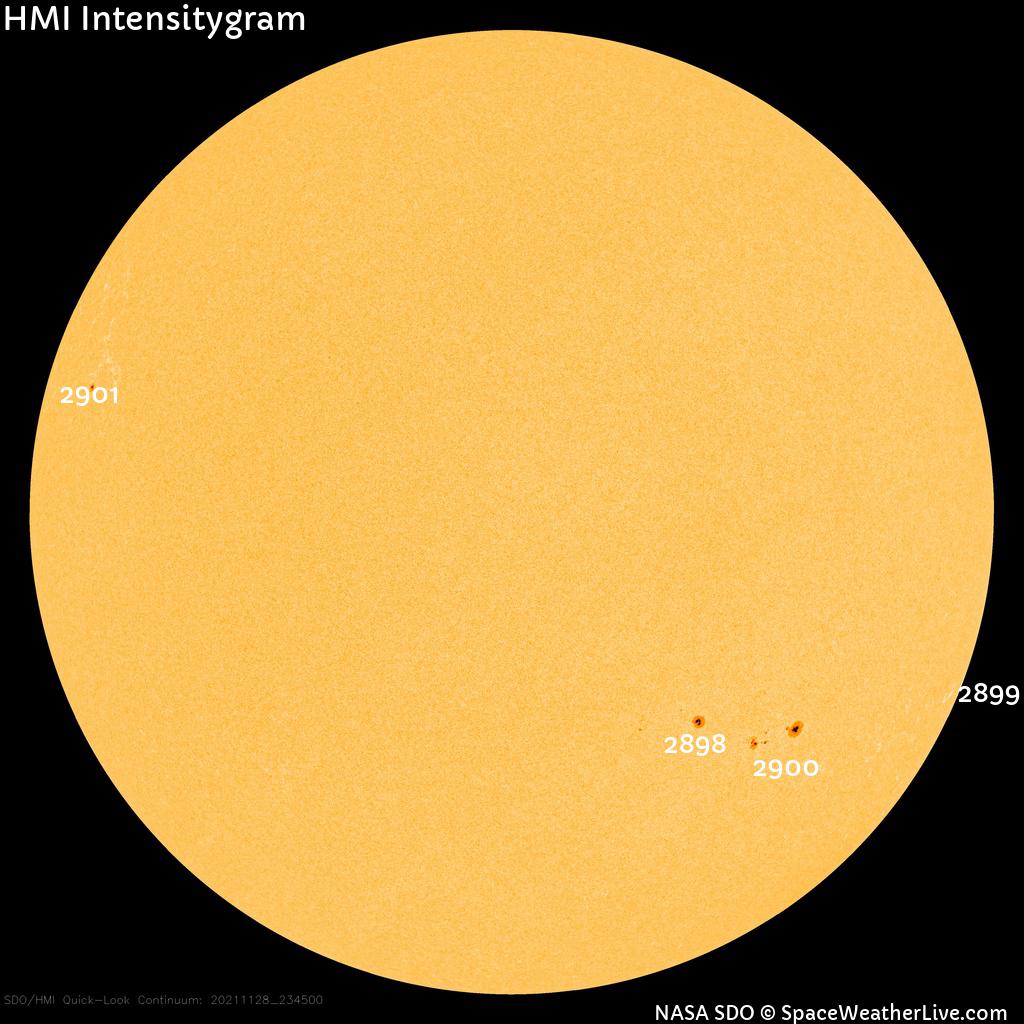 Sunspot regions