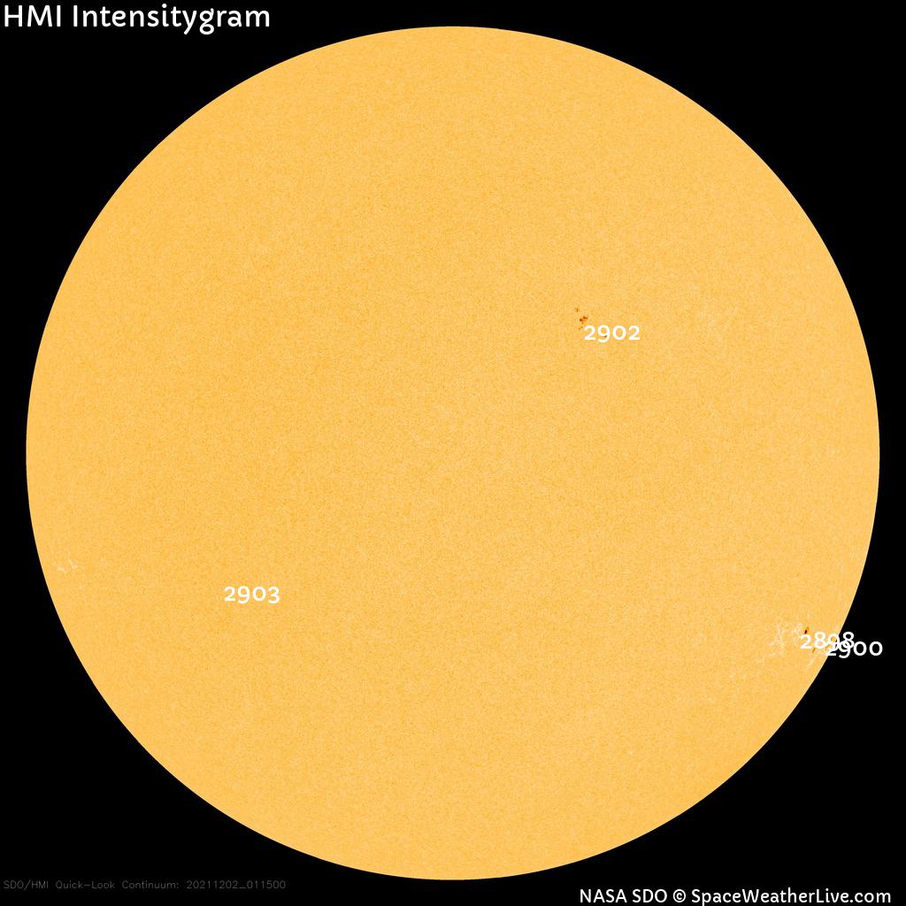 Sunspot regions