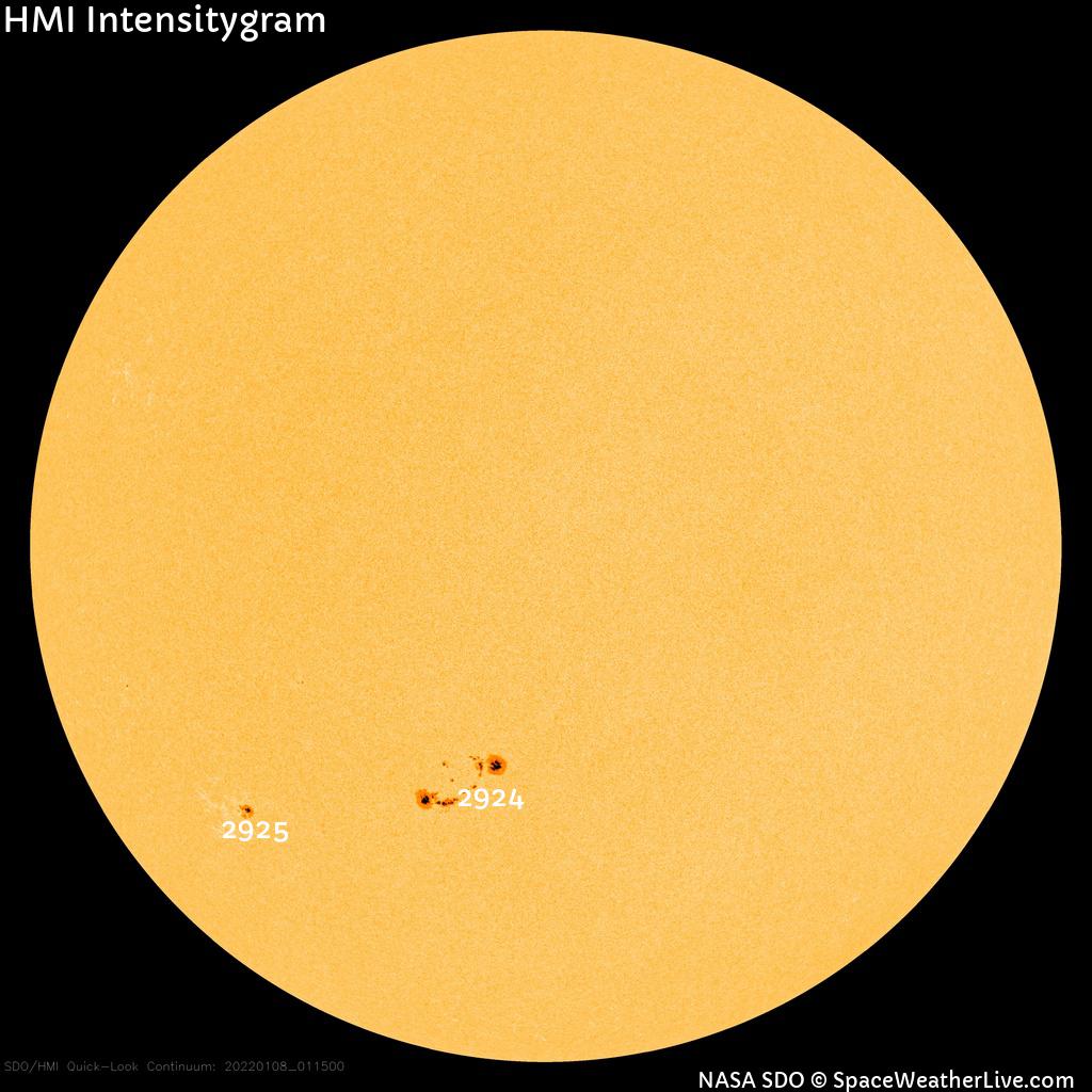 Sunspot regions