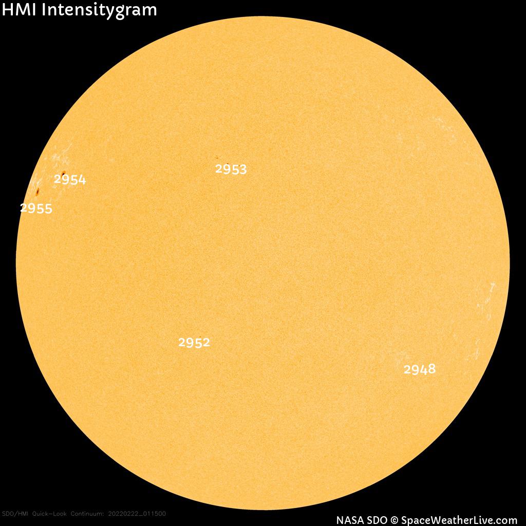 Sunspot regions