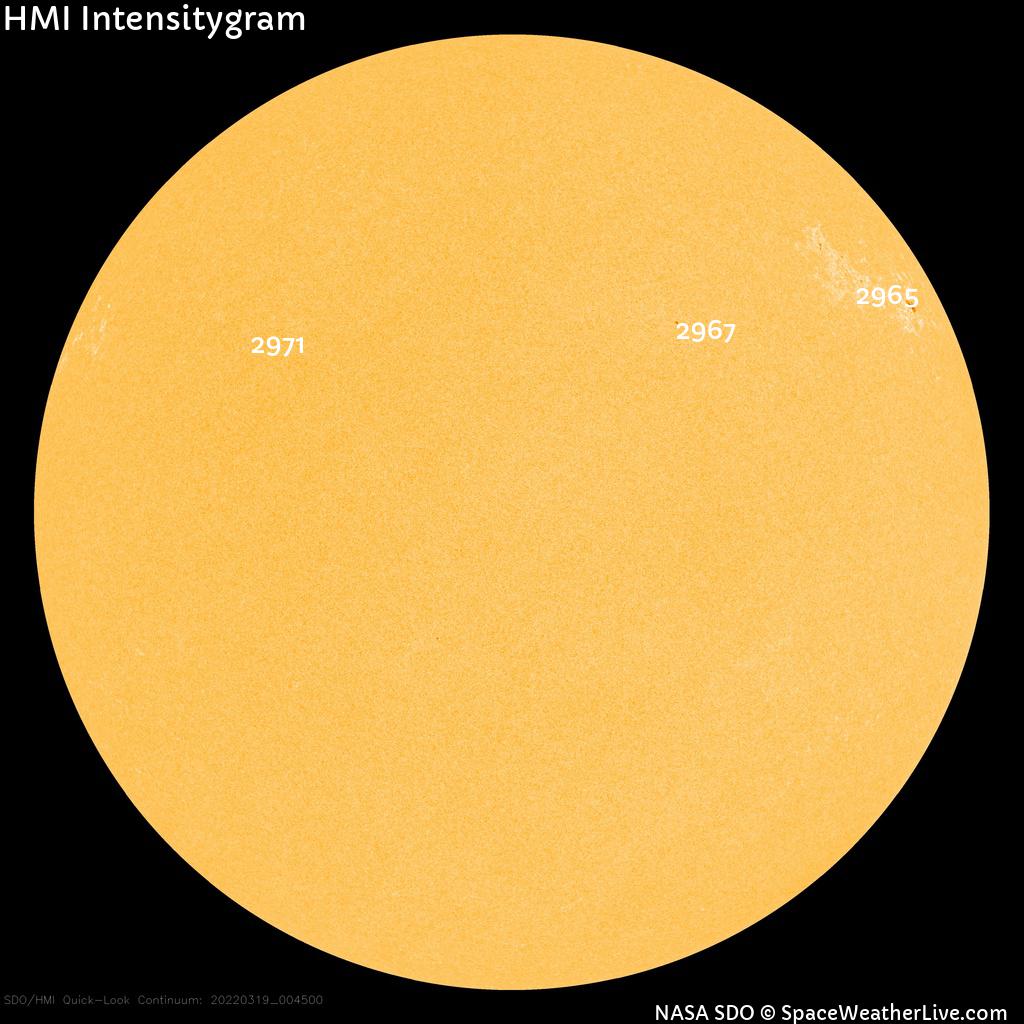 Sunspot regions