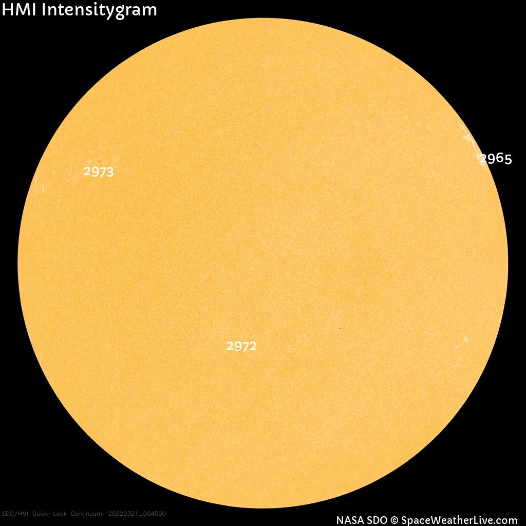 Sunspot regions