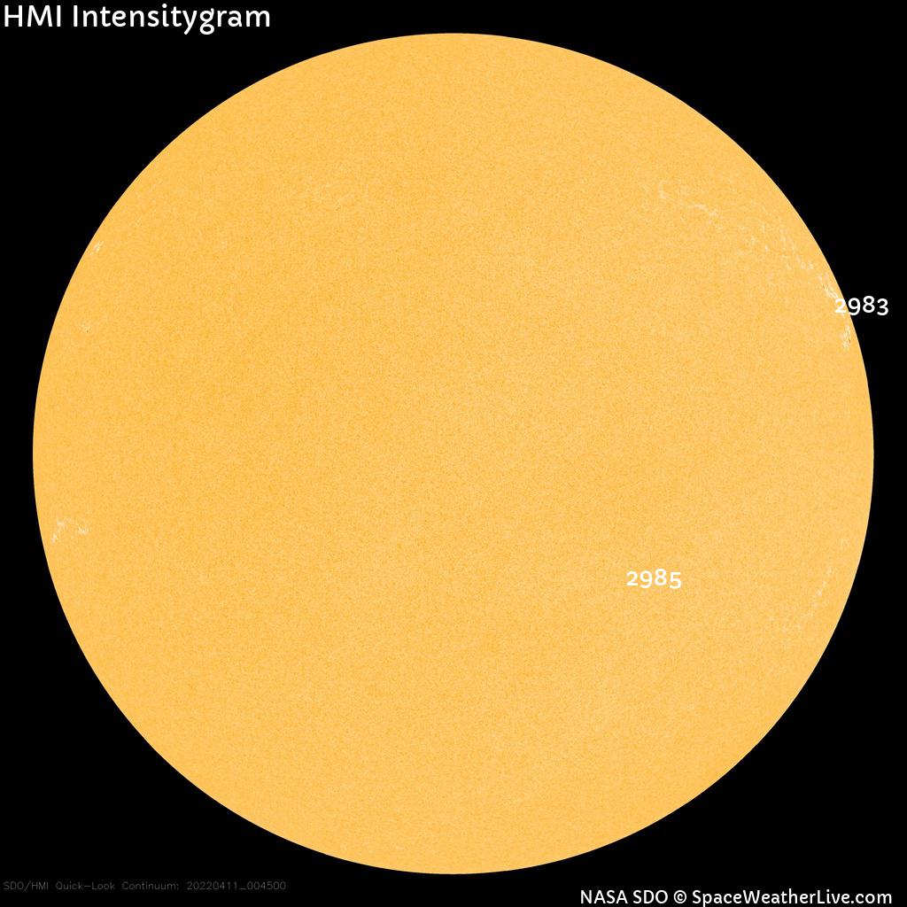 Sunspot regions