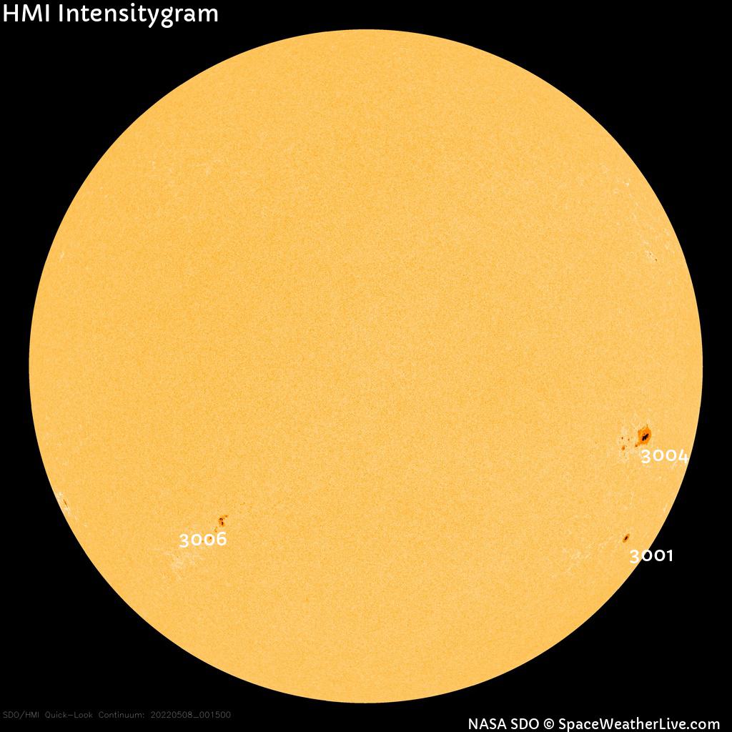 Sunspot regions