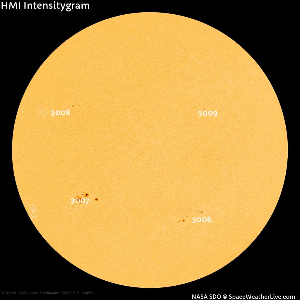 Sunspot regions