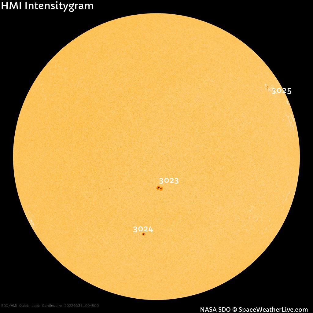 Sunspot regions