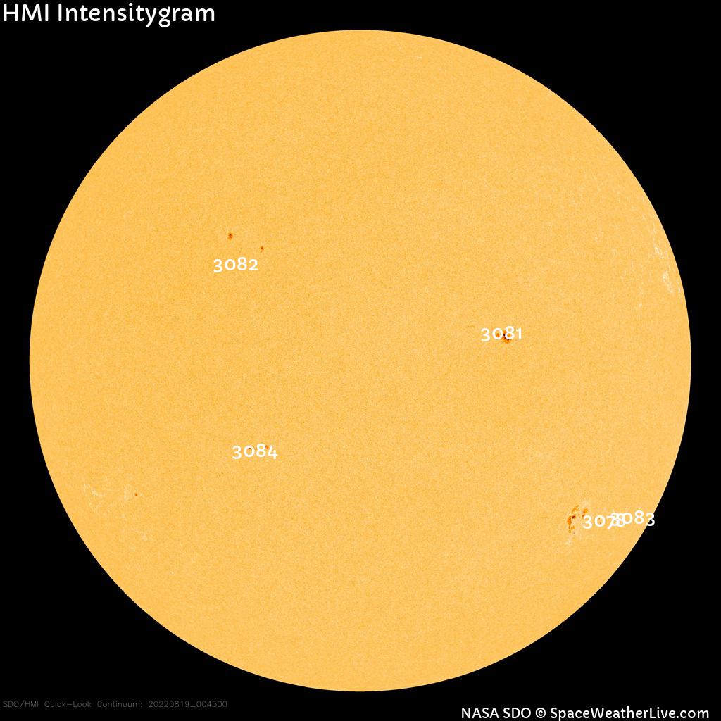 Sunspot regions