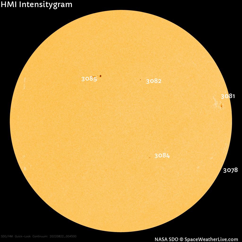 Sunspot regions