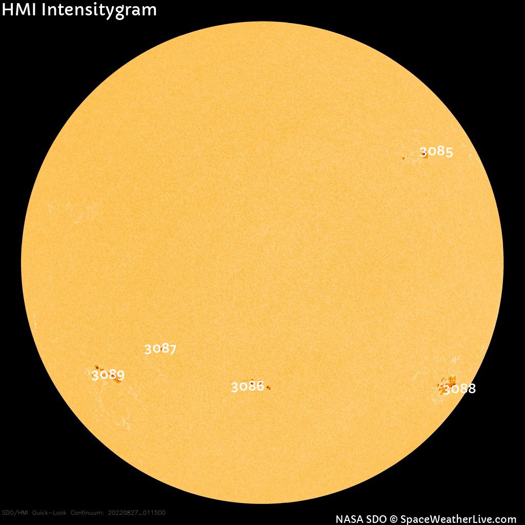 Sunspot regions