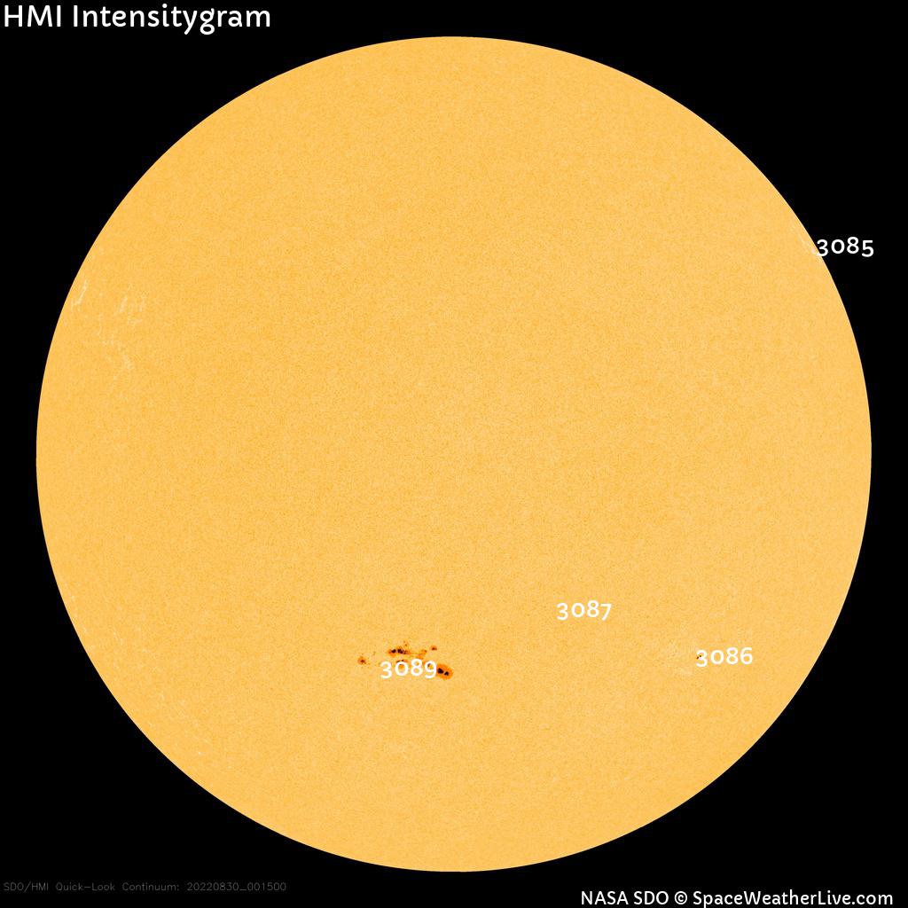 Sunspot regions