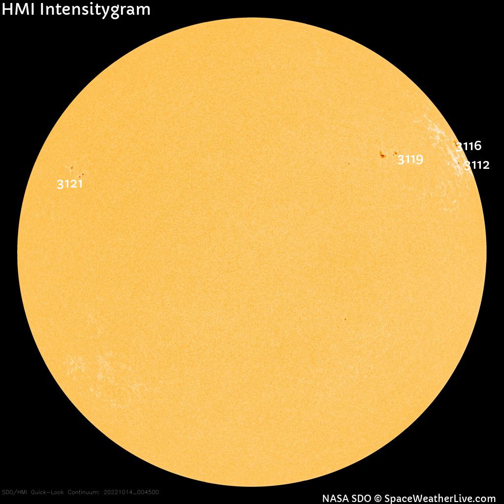 Sunspot regions