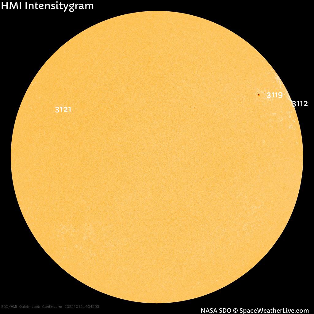 Sunspot regions