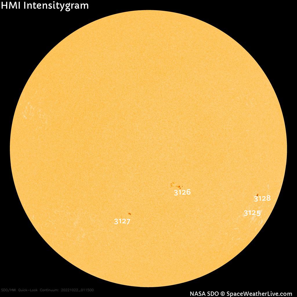 Sunspot regions