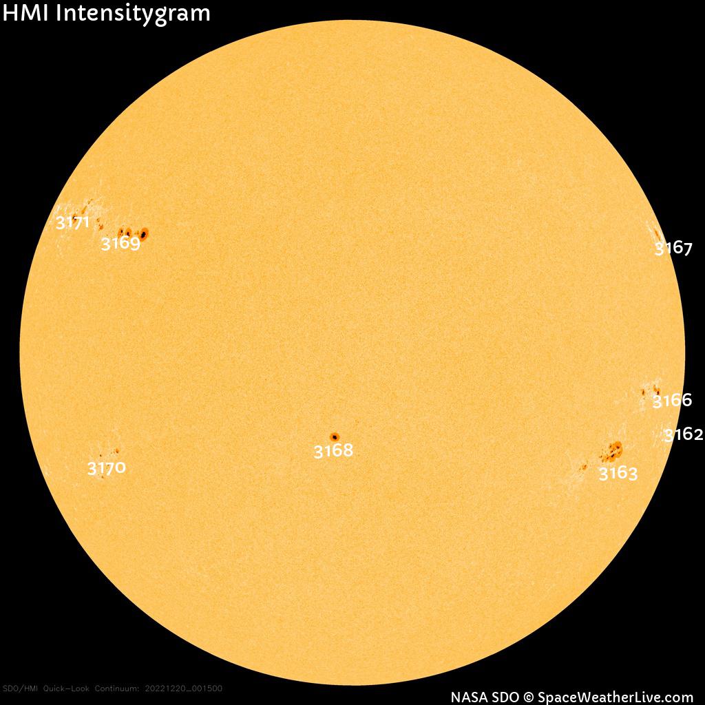 Sunspot regions