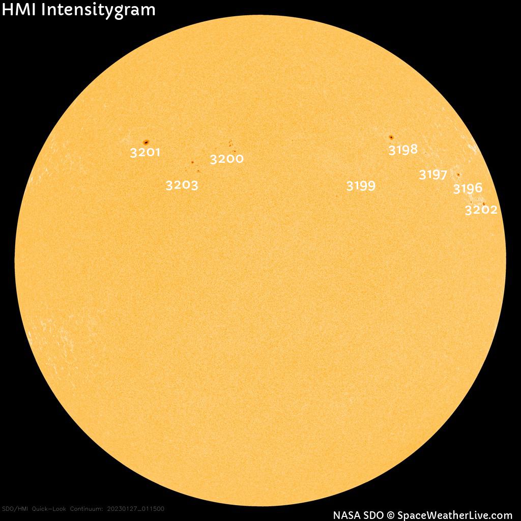 Sunspot regions