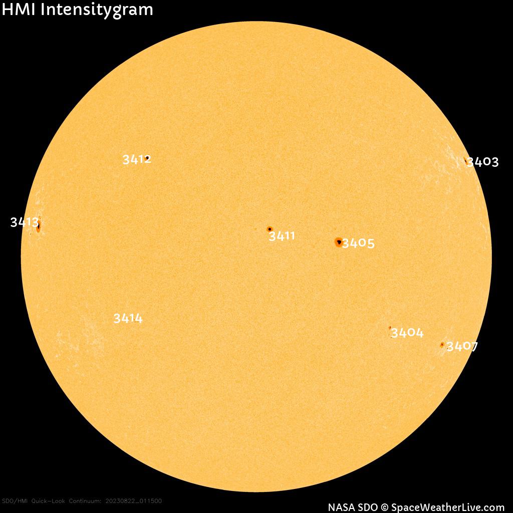 Sunspot regions